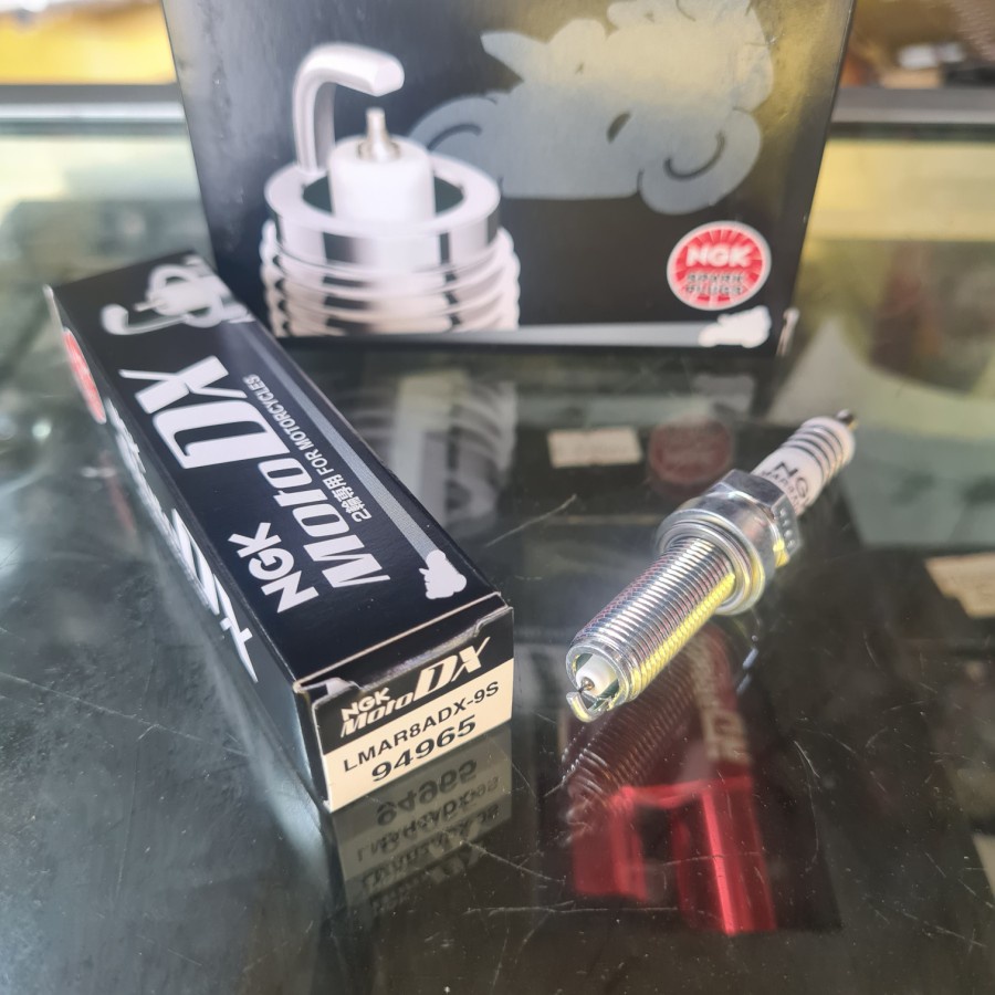 หัวเทียนแข่ง NGK MOTO DX LMAR8ADX-9S Kawasaki New Ninja 250 250fi ZX25R ZX25RR ZX10R H2 Honda CBR 25