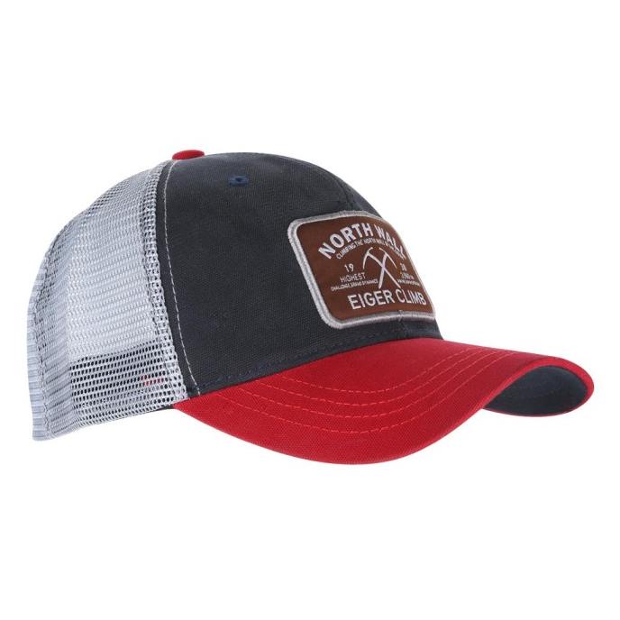 หมวกผู้ชาย Eiger North Wall Trucker Cap ดั้งเดิม