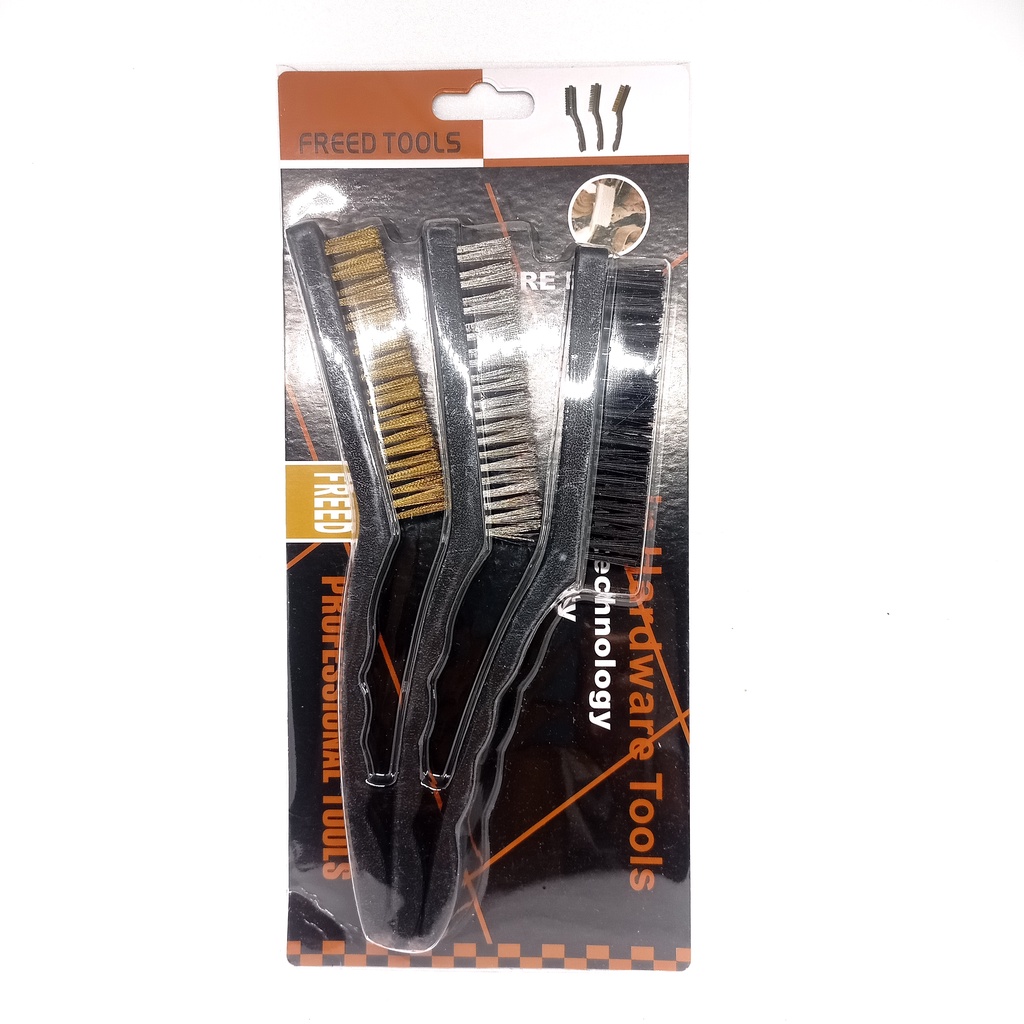 ECS Shop แปรงลวดใหญ่ 3 ชิ้น