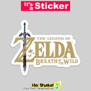 สติกเกอร์ไวนิล the Legend of Zelda Breath of the Wild กันน้ํา สําหรับติดตกแต่งเกมเมอร์