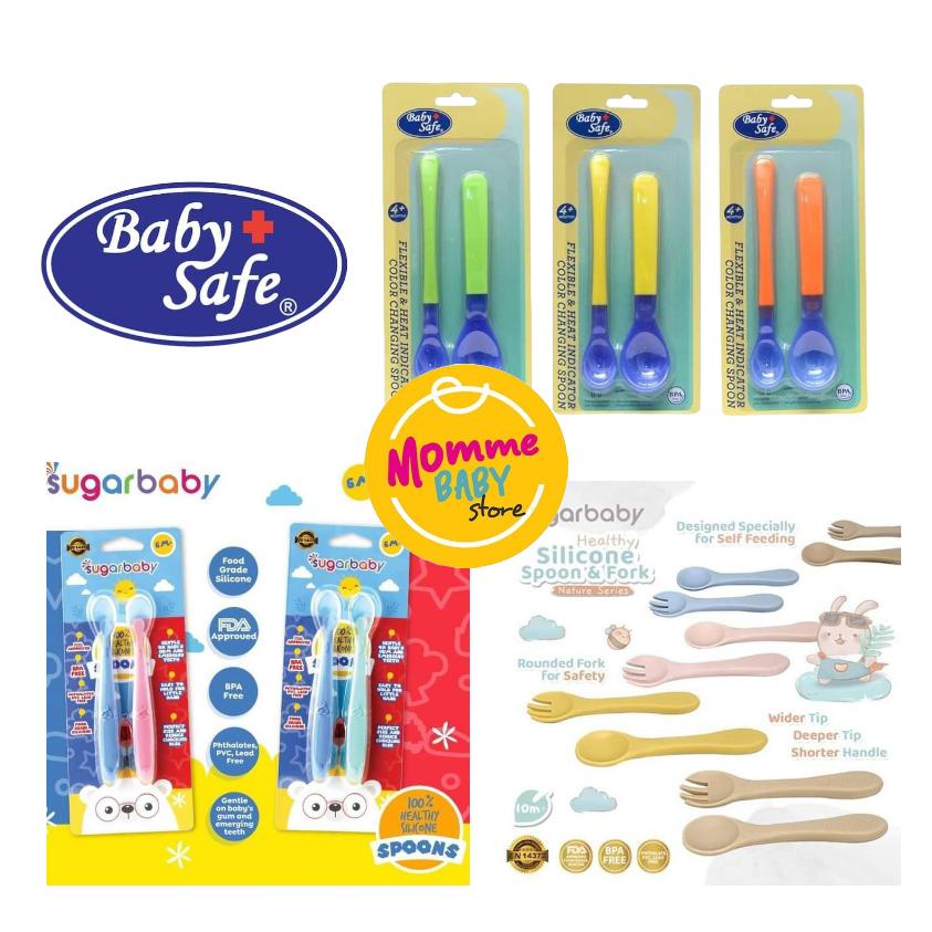 ช้อนปลอดภัยเด็ก BS350 Flexy & Heat ช้อนเด็ก BS 350 Babysafe Sugar Baby Yummy BItes ช้อนเด็ก