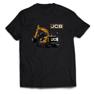 เสื้อยืด พิมพ์ลายรถขุด JCB EXCAVATOR สําหรับผู้ชาย และผู้ใหญ่