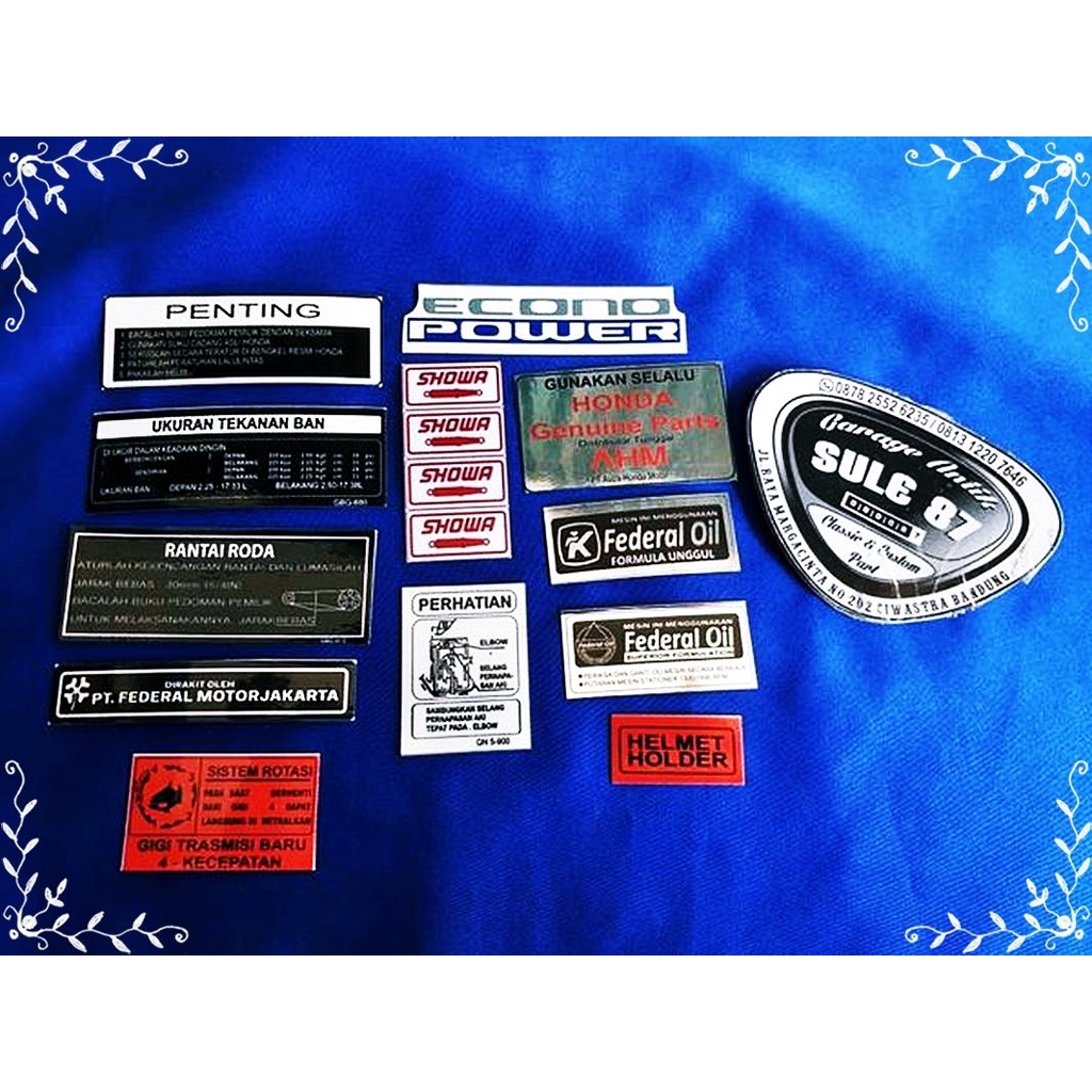 Honda astrea grand ประทับใจ astrea star astrea prima สติกเกอร์รายละเอียดสําหรับรถมอเตอร์ไซค์แบบกําหน