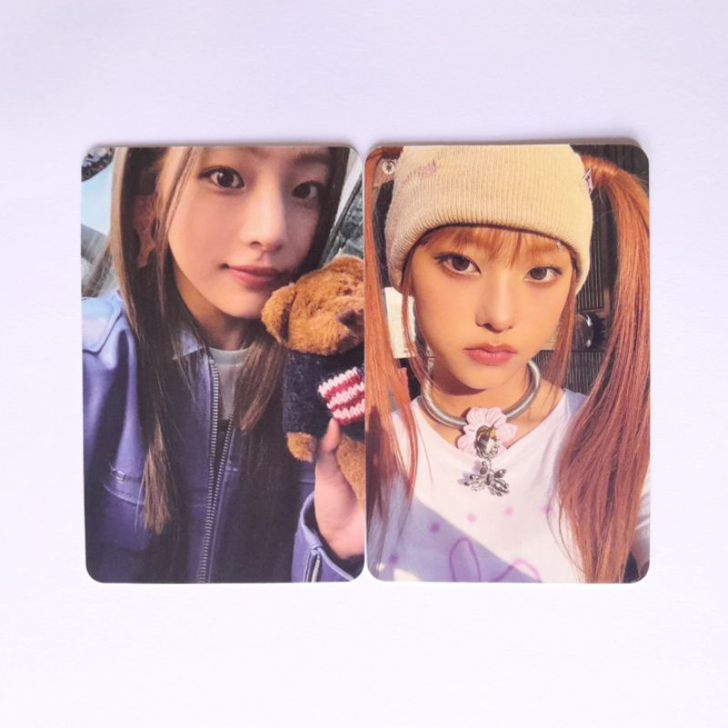 โฟโต้การ์ด Haerin Pigtails Minji Weverse B Doll Newjeans OMG