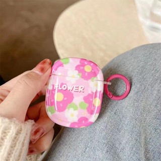 เคสหูฟัง tpu แบบนิ่ม ลายดอกไม้ สําหรับ airpods 1 2 pro 3