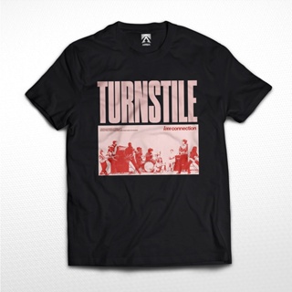 เสื้อยืด พิมพ์ลาย Turnstile Love Connection BAND สไตล์พังก์ คลาสสิก สําหรับผู้หญิง และผู้ชาย