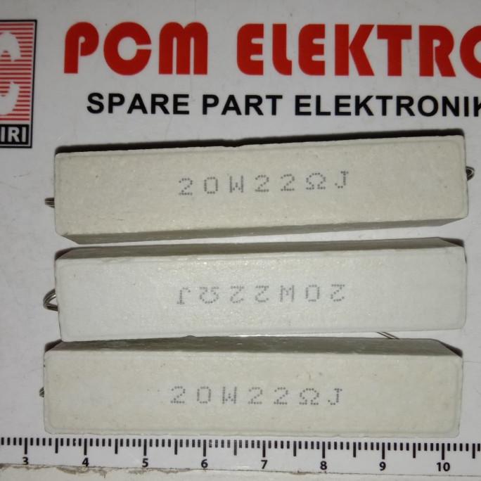 ตัวต้านทาน 22ohm 20watt 22 ohm 22R 20 w 20 watt pcmelektrob90 มาเลยซื้อ