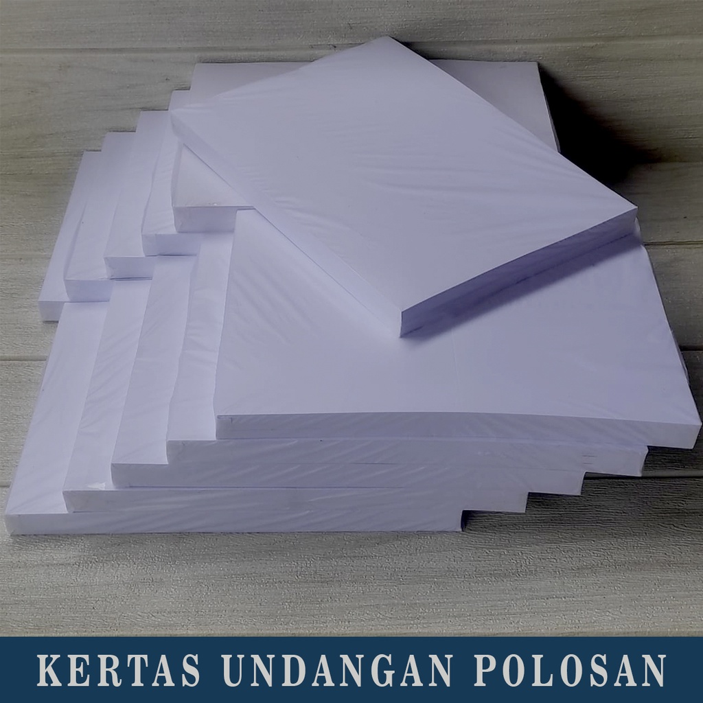 TIK 200 GSM STANDARD SIZE (19.5 X 27 CM) - EMPTY / กระดาษข้อมูลข้อมูลแบบเคลือบด้วยการออกแบบโดยไม่ต้อ