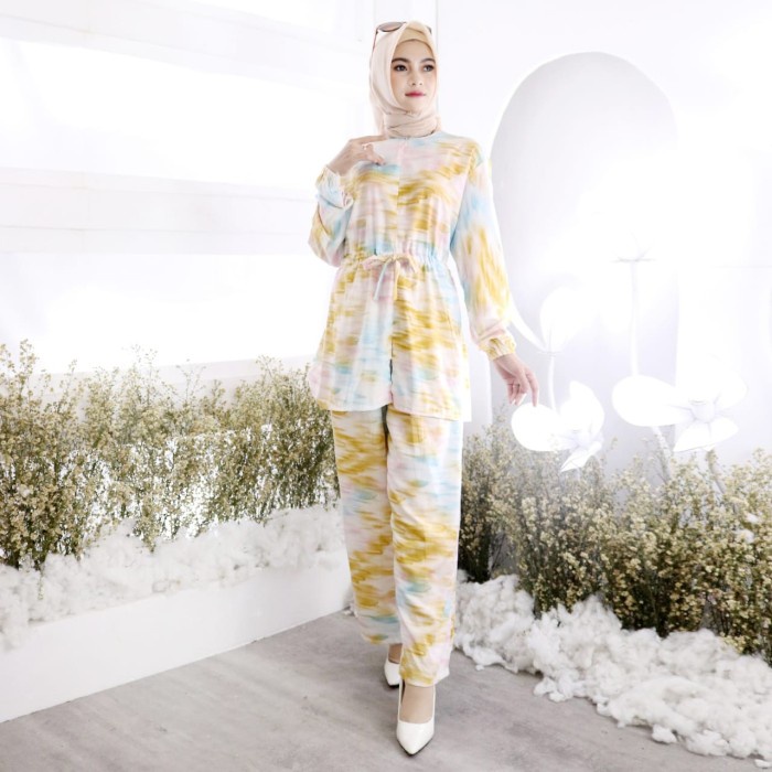 ชุดเสื้อผ้าพยาบาล Sikari/ชุดเสื้อผ้าสตรีมุสลิมล่าสุด A2R8