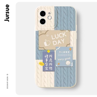 JURSUE เคสไอโฟน เคสซิลิโคนนุ่มกันกระแทกการ์ตูนน่ารักตลก เคสโทรศัพท์ Compatible for iPhone 14 13 12 11 Pro Max SE 2020 X XR XS 8 7 6 6S Plus พลัส XYH1315