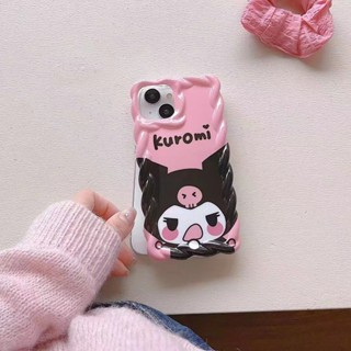 เคสโทรศัพท์มือถือ tpu นิ่ม ลายพิกซี่น่ารัก สีดํา สําหรับ iPhone 14 14promax 14pro 11 12 12PRO 12PROMAX 13 13pro 13promax