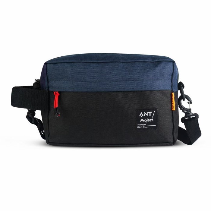 READY QUALITY MENS SLING BAG BY ANT PROJECT 302 - NAVY NEWEST TRENDY R5W8