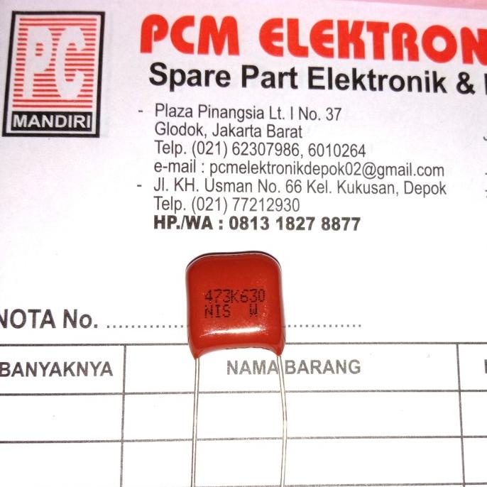 Milar 473K630V 473K 630V 473 630 47nF pcmelektrob90 ยอดนิยมมาก