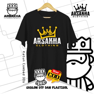 Kaos 49K เสื้อยืดลําลอง ผ้าฝ้าย แขนสั้น พิมพ์ลาย Like Distro Combed 30S - Arsakha