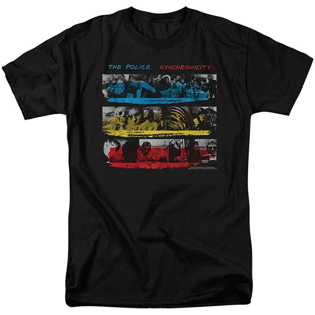Kaos Popfunk Classic The Police Synchronicity Album T Shirt _ สติ๊กเกอร์