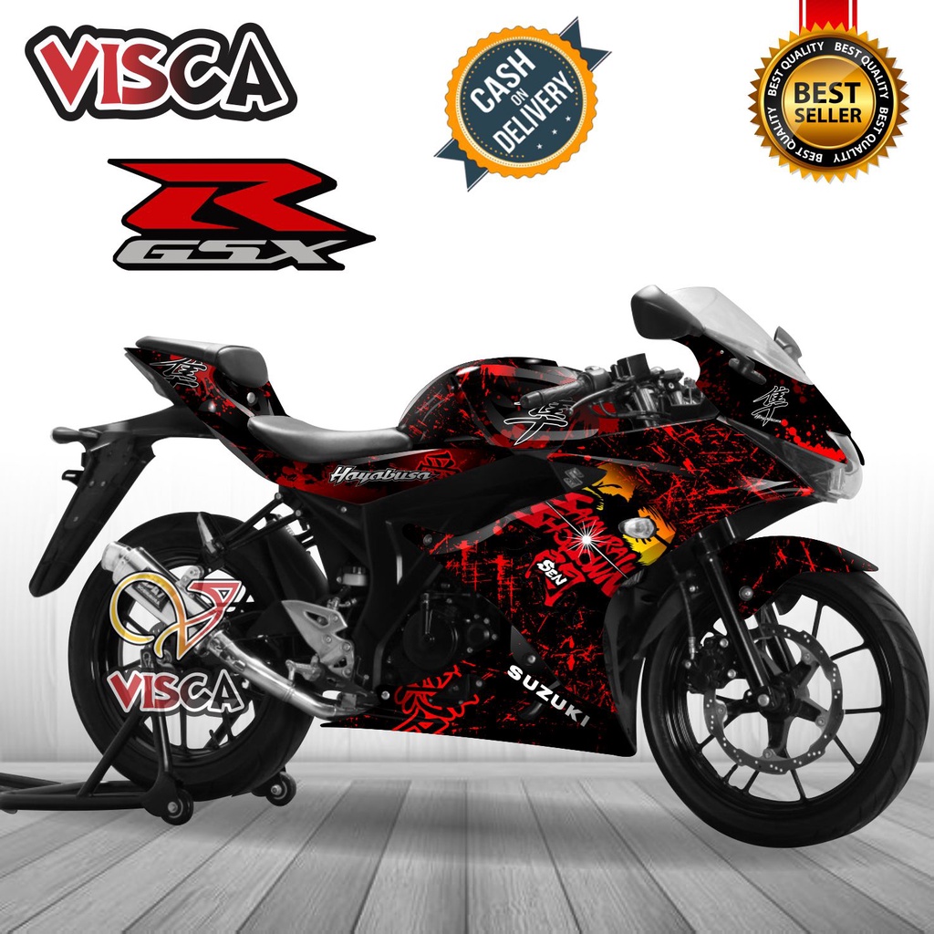 Decal Gsx R150 Full Body สติกเกอร์ Gsx R150 Full Body Decal Gsx 150 Full Body Striping Gsx R150 Full