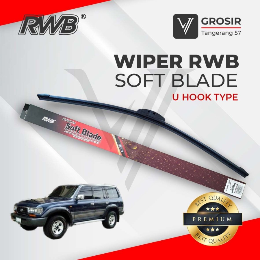 WIPER Landcruiser J80 1990-1997 Soft Blade RWB 2 ชิ้น