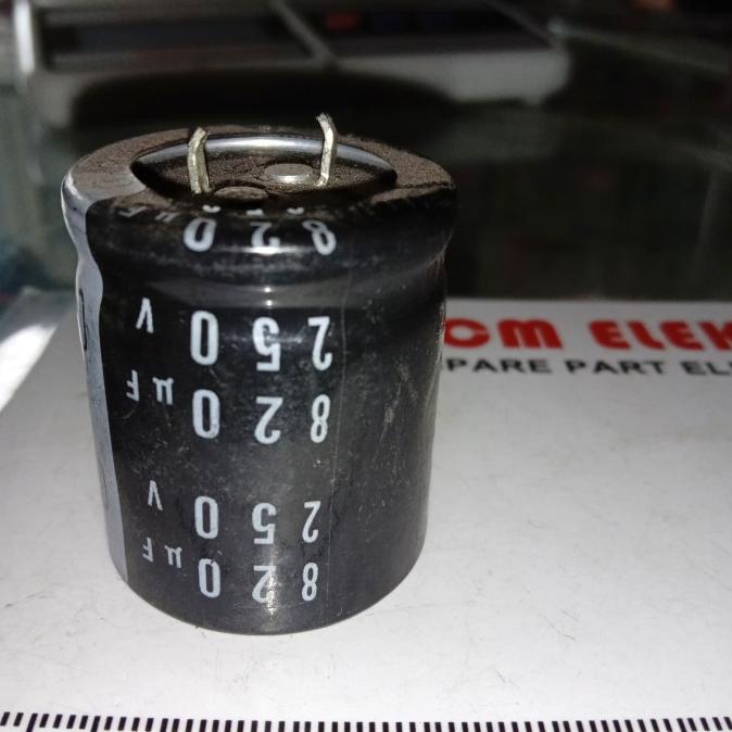 820uf 250v Elco Capacitor 820 uf 250 v pcmelektrob90 คุณภาพดี