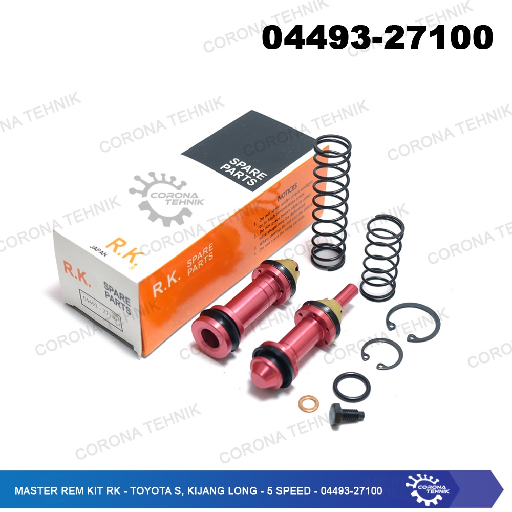 Toyota S, Kijang Long - 5 Speed - 04493-27100 - ชุดเบรกหลัก RK