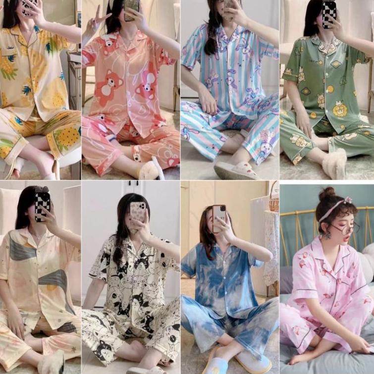 MOST DESIRED ชุดนอนคอปกนําเข้า ชุดนอน busui ชุดนอนแขนสั้นนําเข้า CPK ชุดนอนสตรีนําเข้า