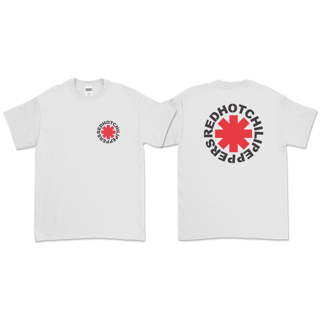 เสื้อยืด RHCP RED HOT CHILI PEPPERS (FRONT BACK)