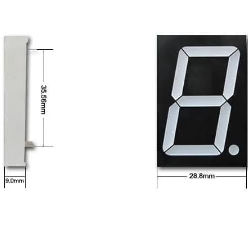 LED 7 Segment Blue light Segment seven Segment Blue pcmelektrob90 คุณภาพ