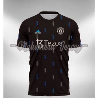 เสื้อเจอร์ซีย์ MU Prematch 2023 สีดํา