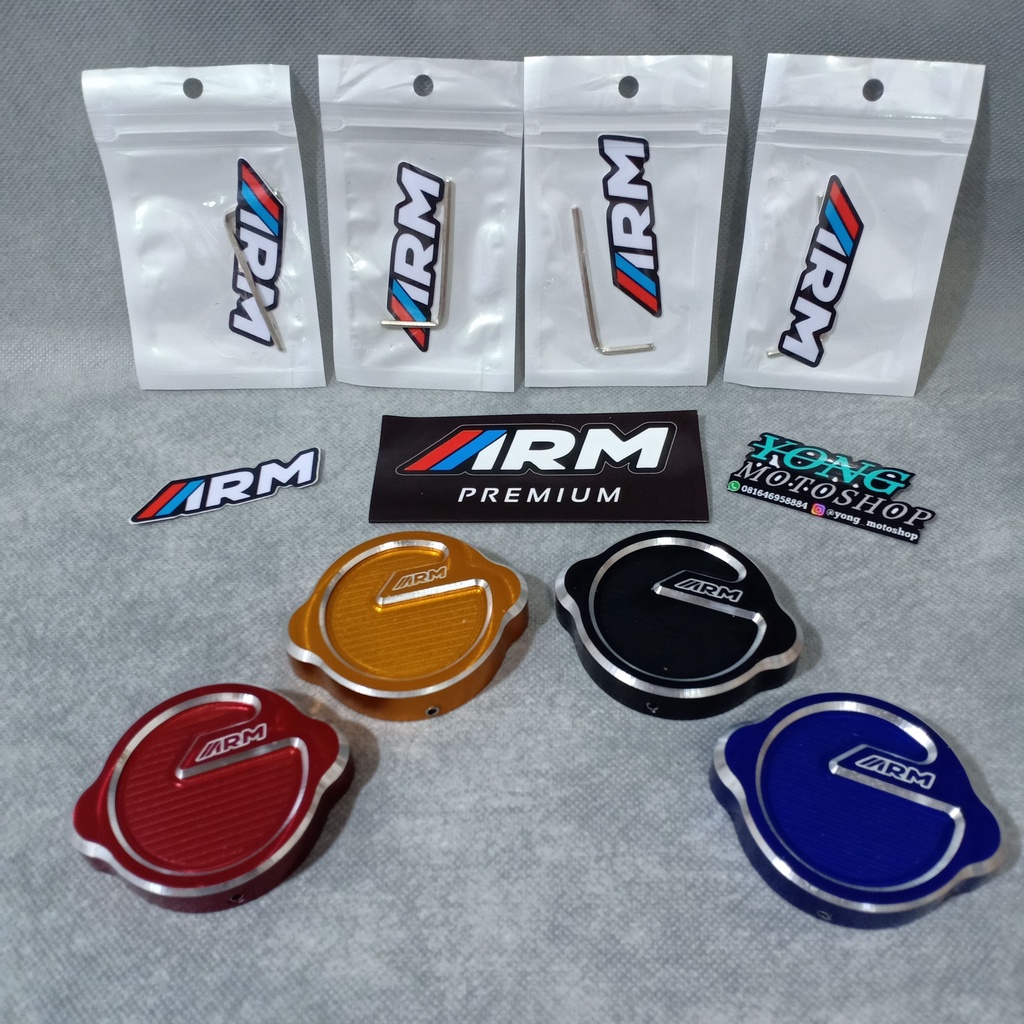 ฝาหม้อน้ํา FULL CNC TWO TONE Universal Honda Yamaha PREMIUM