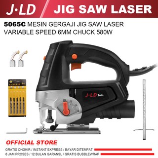 JLD 580W Mesin Gergaji kayu Jig Saw Laser  j5065c - mesin gergaji ukir jigsaw 5065 J.LD Tools