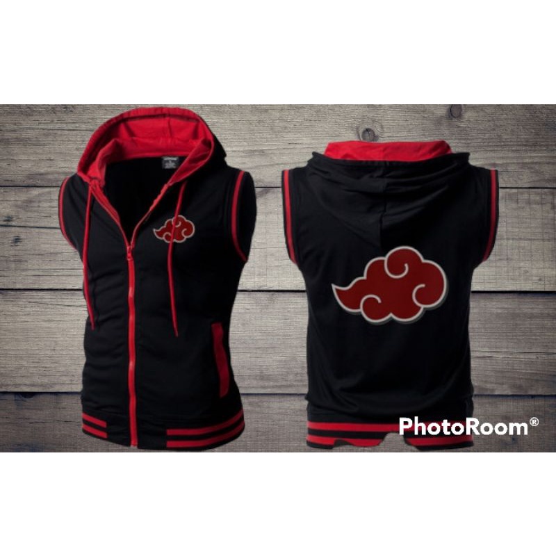 JACKET VEST SWETER HOODIE COSPLAY MEN WOMEN ANIME NARUTO AKATSUKI CASUAL COOL VEST JACKET - COSPLAY 
