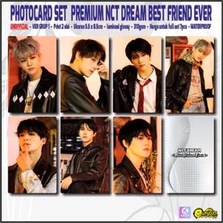 โฟโต้การ์ด เคลือบเงา 2 ด้าน NCT DREAM Best Friend Ever Print กันน้ํา 7 ชิ้น