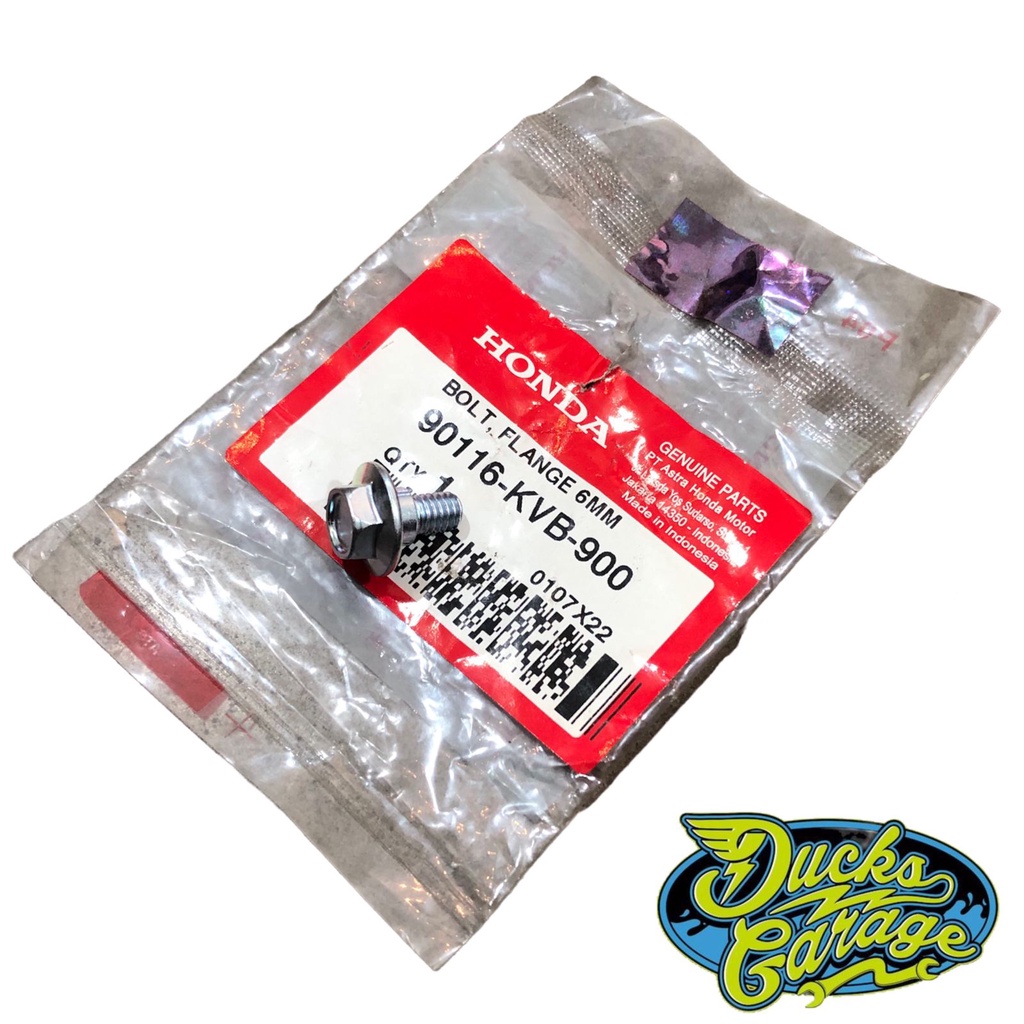 90116-KVB-900 ด้านหน้า Fender Bolt สําหรับ Honda Beat Scoopy Spacy Vario 110 125 150 Original