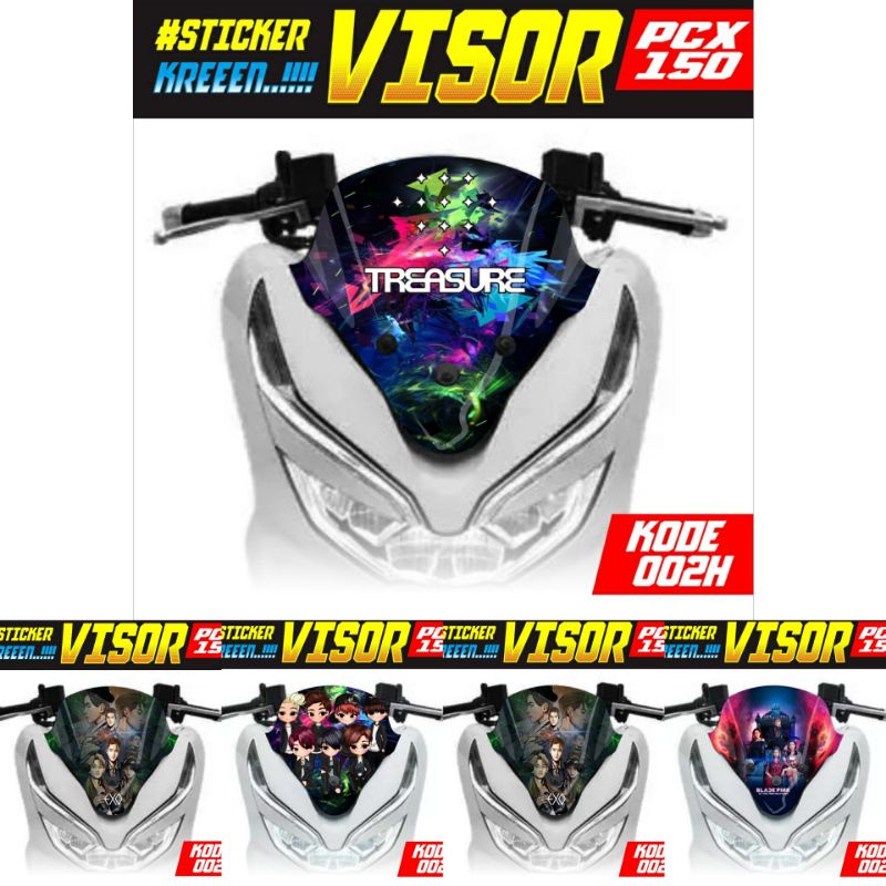 PCX 150 VISOR สติ๊กเกอร์ VARIATIONS OLD PCX VISOR สติ๊กเกอร์
