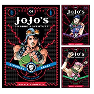 หนังสือการ์ตูนวัยรุ่น Jojos Bizarre Adventure: Part 2-Battle Tendency (4Book series)