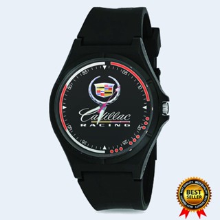 Cadillac HISTORY THEME LOGO นาฬิกาข้อมือ สําหรับผู้ชาย ผู้หญิง UNISEX 02