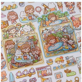 สติกเกอร์ Washi &amp; Pet Dodo Jam 40 ชิ้น