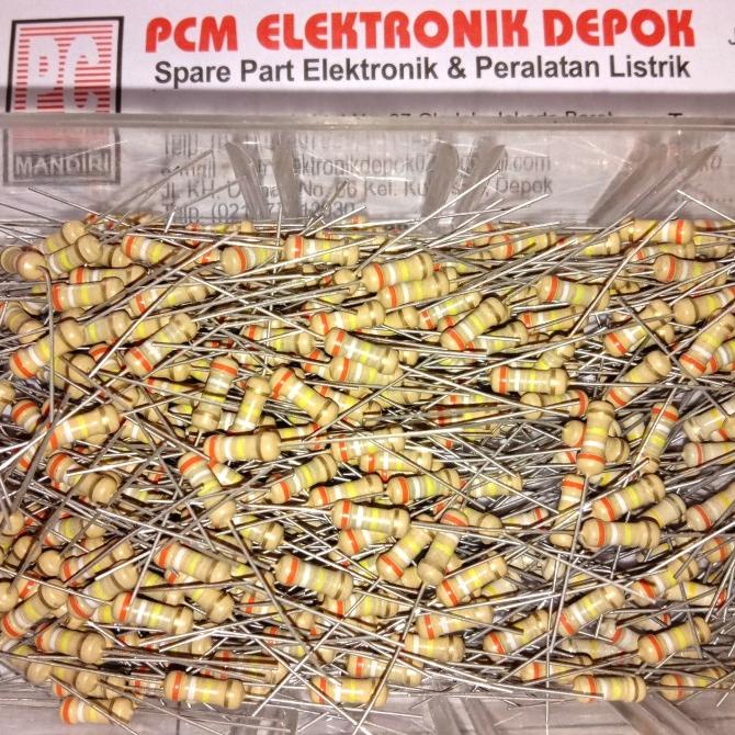 R 390k โอห์ม 390 Kohm 1/2w 1pax เนื้อหา 500 ชิ้น pcmelektrob90 ยอดนิยมมาก