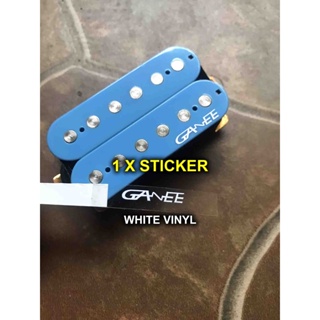 สติกเกอร์ปิ๊กอัพ Ganee สําหรับ Humbucker Single Soapbar Neck Middle Bridge Pickups Guitar Or Bass Electric Cutting Decal Not Watersllide Spool