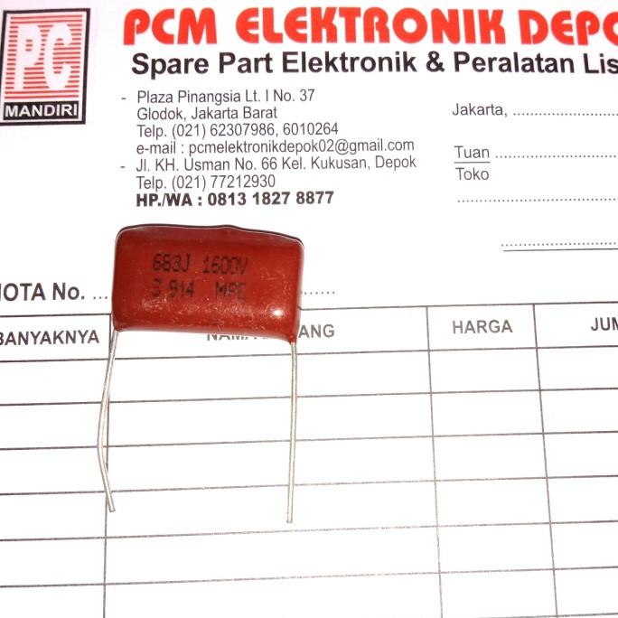 Milar 683J1600V 683J 1600V 683 1600 68nF pcmelektrob90 คุณภาพ