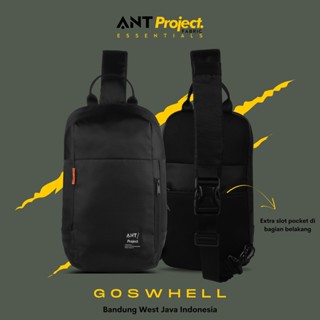 Ant PROJECT - Black GOSWELL กระเป๋าสะพายไหล่ สําหรับผู้ชาย