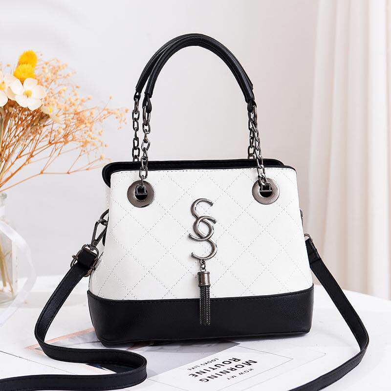 LADIESSTYLE - กระเป๋าผู้หญิง กระเป๋าสะพาย หนัง PU 23 Cm x 12 Cm x 19 Cm - 620 Grams [269]