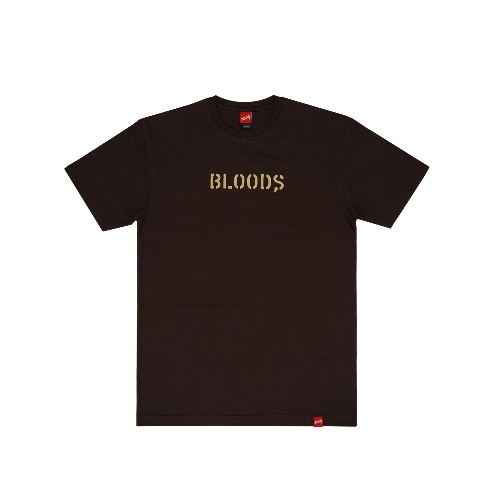 เสื้อยืด Bloods Tahoma สีน้ําตาลเข้ม