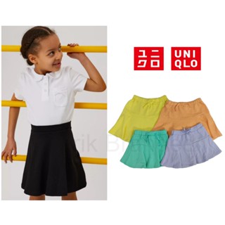 Gu Uniqlo กระโปรงสั้น ลําลอง แบรนด์โรงงาน สําหรับเด็กผู้หญิง ขายส่ง ขายปลีก