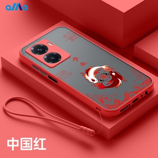เคสโทรศัพท์มือถือ ลายปลาสีแดง สําหรับ Vivo Y77 Y35 Y17 Y15 Y12 Y11 Y15c Y15A Y20 S Y33S Y21S Y31 2021 Y53s Y50 Y30 Y91 Y93 Y95 Y51 2020 V25e Pro Y15s Y15A Y91 Y75 Y55s