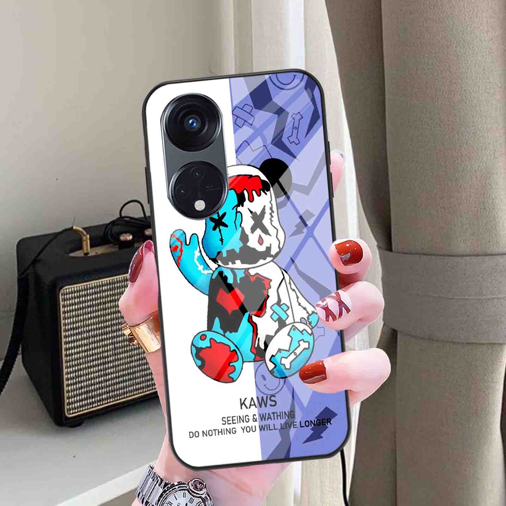 (Q04) Softcase A98 Oppo Reno 8T 8T 5G A17 A98 A38 A18 A78 A58 4G 5G - Softcase Glass Oppo Reno 8 T 5