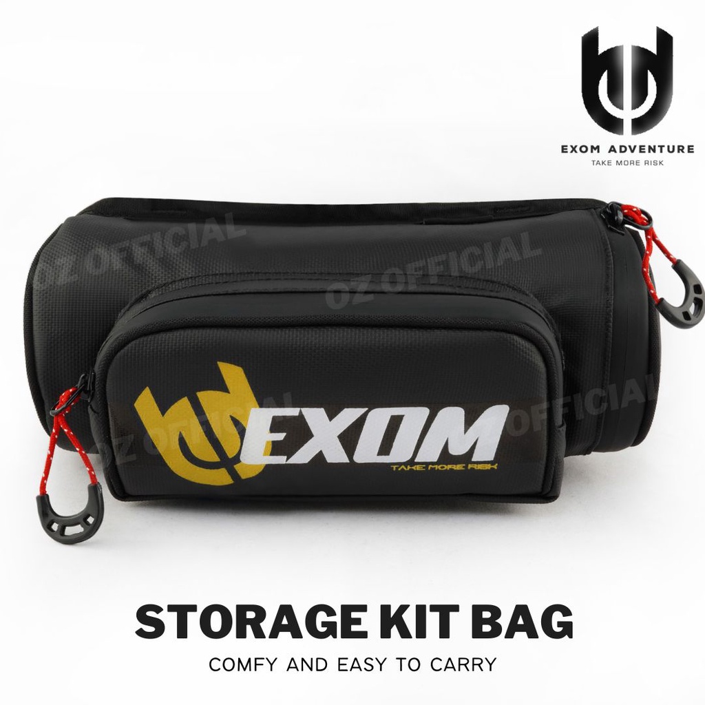 Exom Trail Motorcycle HANDLEBAR Bag Sport Storage Bag Universal Motocross Adventure - WATERPROOF TRBAS HANDLEBAR กระเป๋าถือ