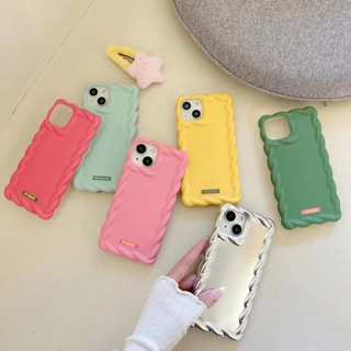 เคสโทรศัพท์มือถือ tpu แบบนิ่ม กันกระแทก 6 สี สําหรับ iPhone 14 14promax 14pro 11 12 12PRO 12PROMAX 13 13pro 13promax