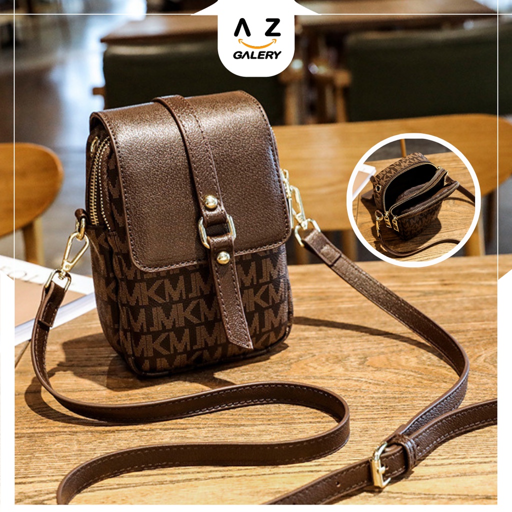 กระเป๋าสะพายข้างขนาดเล็ก Handphone นําเข้าอินเทรนด์ลําลองสไตล์เกาหลีกระเป๋าสาวเรียบง่าย T269