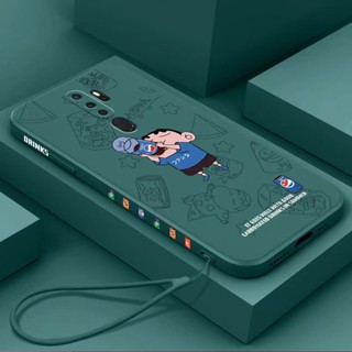 เคส OPPO A53 เคส OPPO A33 เคส OPPO A15 เคส OPPO A15S เคส OPPO A54 4G เคส OPPO Reno 6Z 5G เคส OPPO A74 4G เคส OPPO A95 เคส OPPO Reno 6 5G เคส OPPO Reno 6 Pro 5G Straight Edge 90 ° Crayon Shinchan Silicone Case โทรศัพท์มือถือ