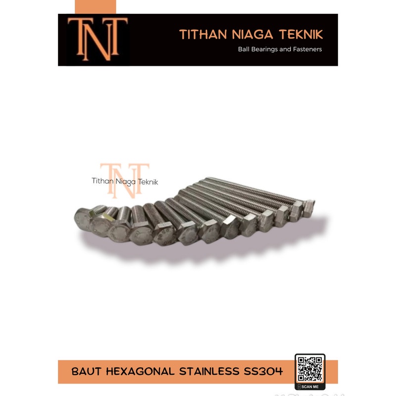 กลอน S/S m20 x 2.5 x 50 (K30)